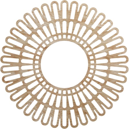 Ekena Millwork Cornelius Wood Fretwork Pierced Ceiling Medallion, Red Oak, 24"OD x 8 7/8"ID x 1/4"T CMWP24X0250CRRO